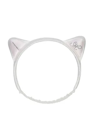 White Silk Ear Headband